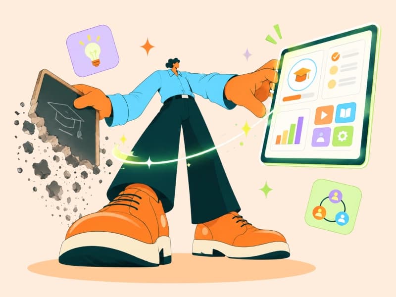 From Chalkboards to Digital Boards: The Journey of Learning Management Systems!