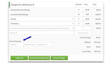 Towbook Payment Application