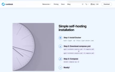 RustDesk Simple self-hosting installation