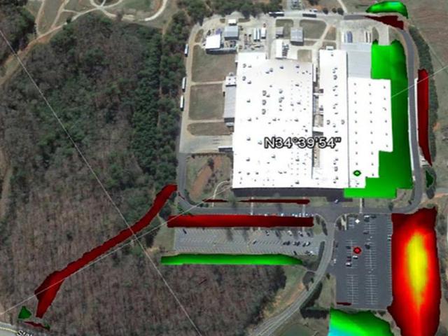 Cut and fill overlay on Google Earth