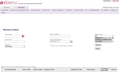 Verifile Accurate Data