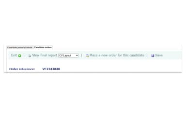 Verifile Candidate Orders