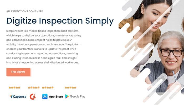 Simpliinspect Dashboard