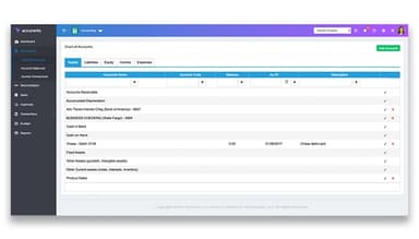Accurants Chart Of Accounts