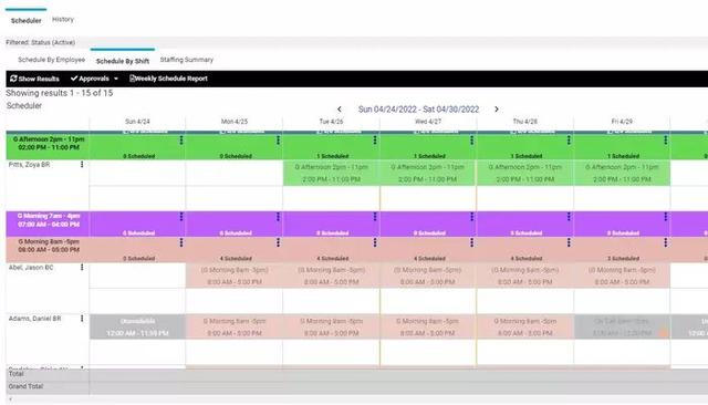 isolved HCM Admin Scheduling