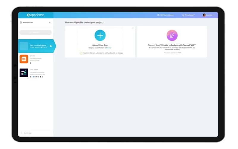 Appdome App Uploading