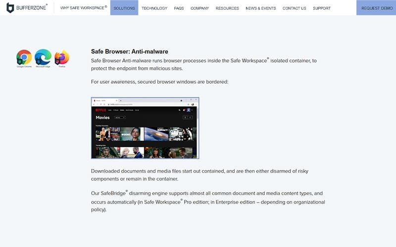BUFFERZONE Safe Browser