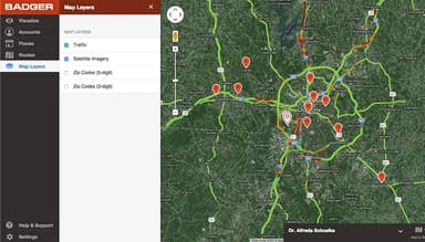 Badger Maps Layers