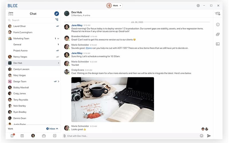 BlueMail Chat