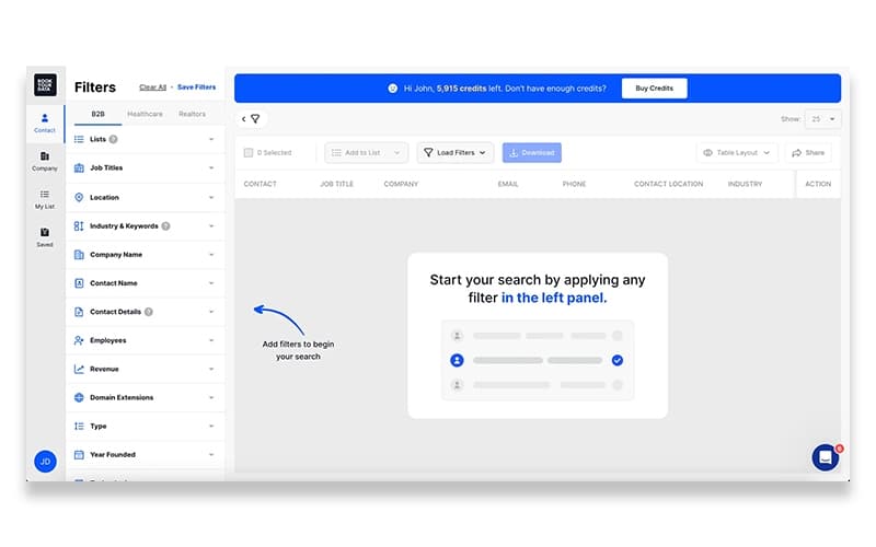 Bookyourdata Prospector