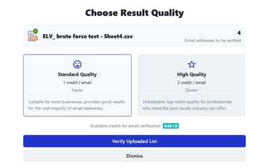 Bulk Email Verification