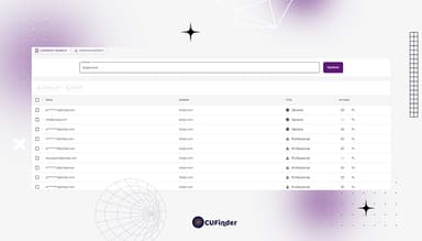 CUFinder Gmail Address Search