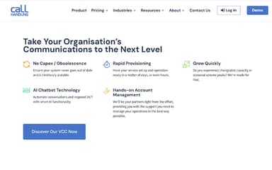 Call Handling Home Page