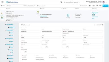 CallTrackingMetrics Contact Details