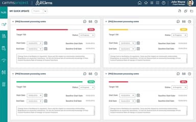 Camms-Project-Quick-updates