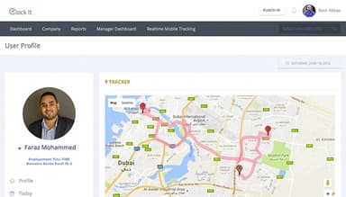 ClockIt Route tracker