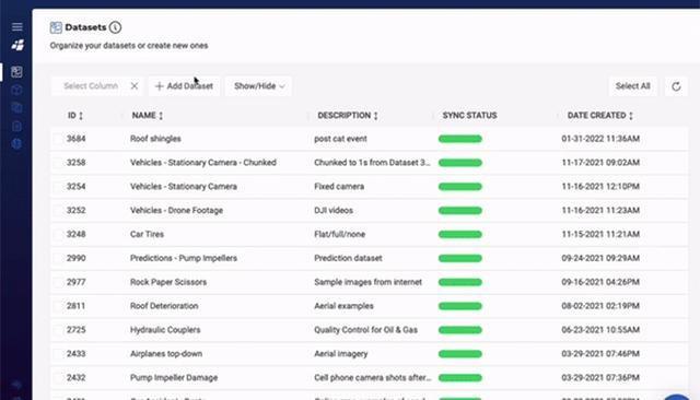CrowdAI Organize Datasets