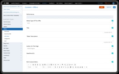 DSS Content Offers