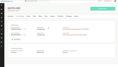 Docketwise case tracking
