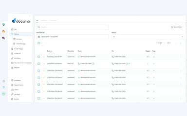 Documo Fax History