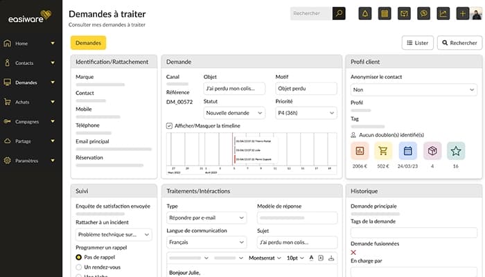 Easiware Dashboard