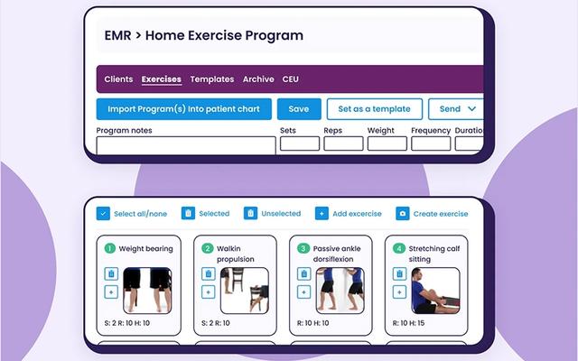 Empower EMR Home Exercise Program