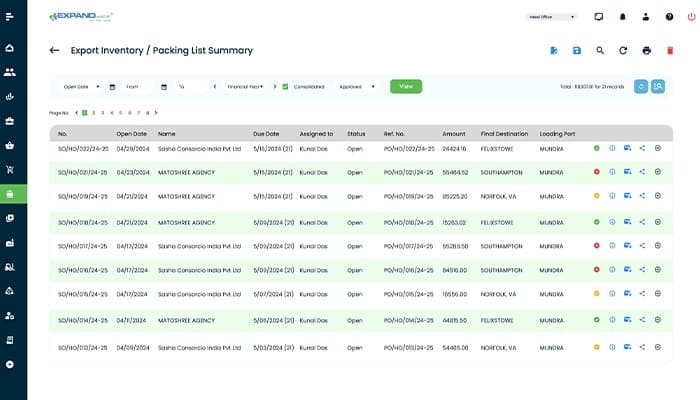 Expand smERP Export Inventory