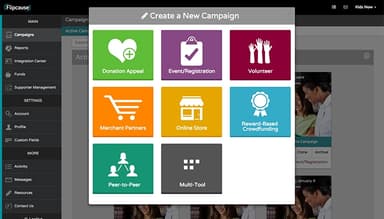 Flipcause Create campaigns