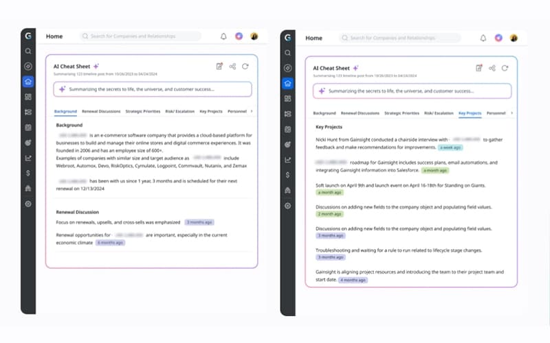 Gainsight Ai Cheat Sheet