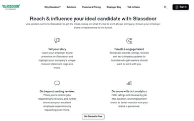 Glassdoor Features