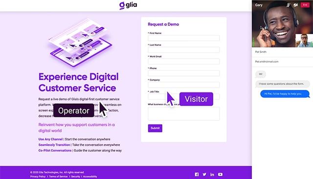 Glia Visitor View