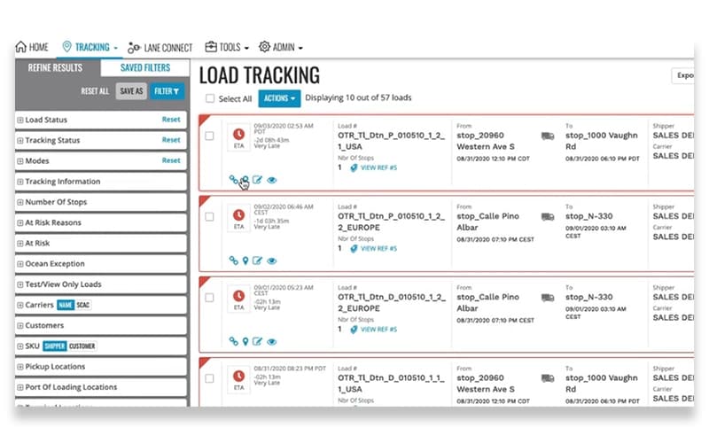 Haven Load Tracking