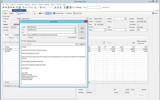 Helix Retail Data Analytics