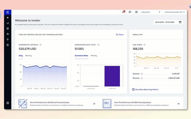 Insider Software Dashboard