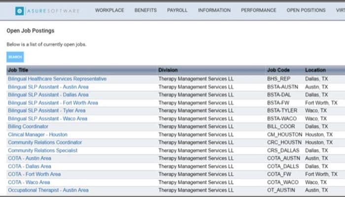 Asure Internal Job Postings