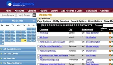 LeadMaster Manage accounts