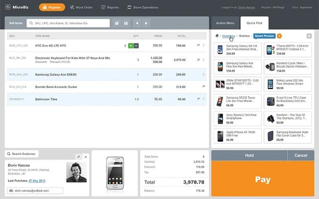 MicroBiz Cloud Orders