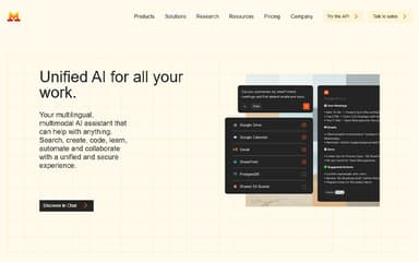 Mistral AI Unified Ai For Work