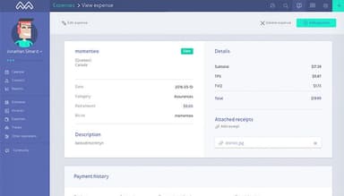 Expense tracking