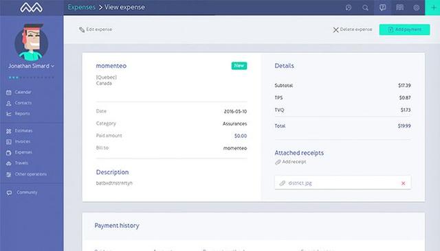 Expense tracking