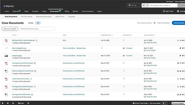 MyCase Documents