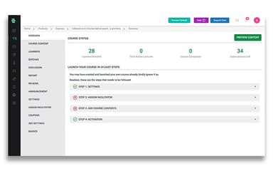 Mykademy Course Status