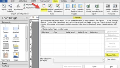 Org Chart Data Markers