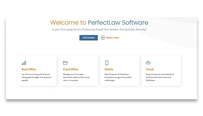Welcome To PerfectLaw Software