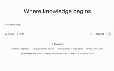 Perplexity Ask Anything