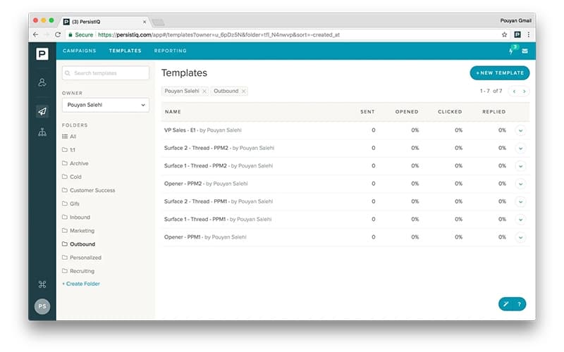 PersistIQ Templates