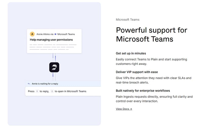 Plain Powerful Support