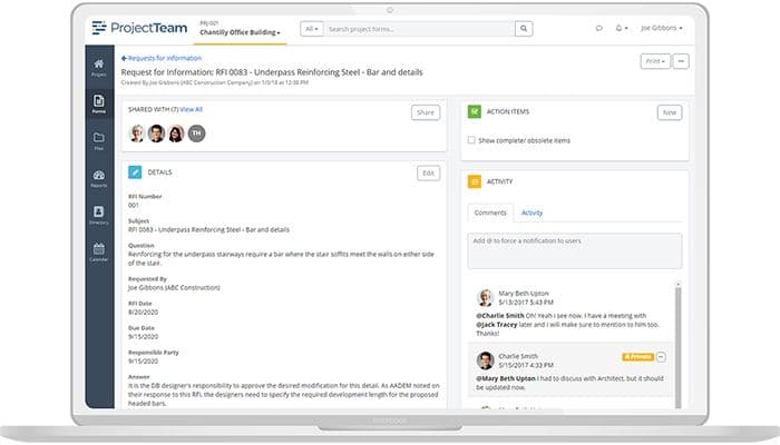 ProjectTeam Request for Information