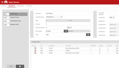 Order planner