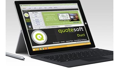 QuoteSoft Main menu